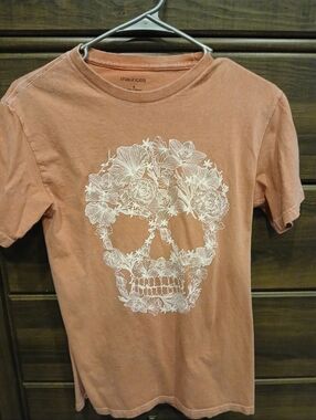 Maurices Floral Skull Tee